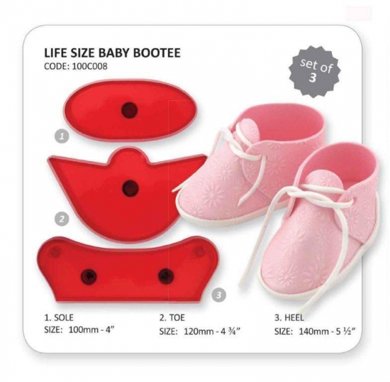Life Size Baby Bootie set 3