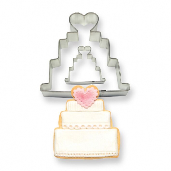 Cookie & Cake Wedding Cake Set 2 Cut