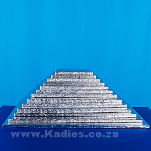 CAKE BOARDS THICK 6"-16" SILVER SQUARE each